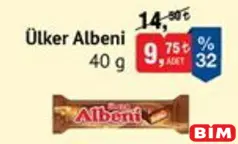 ÜLKER ALBENİ ÇİKOLATA 40 G